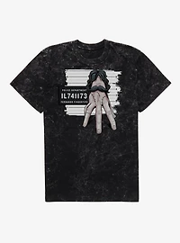 Wednesday Fernando Fingertips Mug ShotMineral Wash T-Shirt
