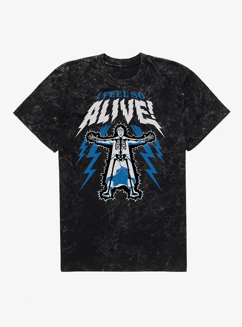 Wednesday I Feel So Alive Mineral Wash T-Shirt