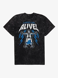 Wednesday I Feel So Alive Mineral Wash T-Shirt