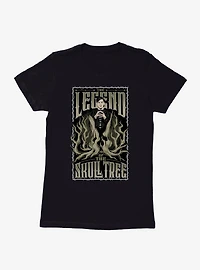 Wednesday The Legend Of Skull Tree Womens T-Shirt