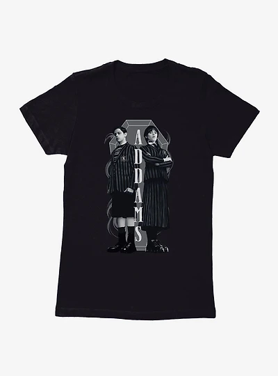 Wednesday Addams Siblings Womens T-Shirt