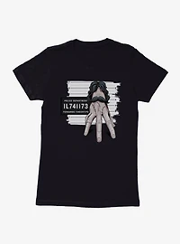 Wednesday Fernando Fingertips Mug Shot Womens T-Shirt