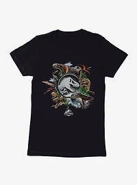 Jurassic World Rebirth Dinosaurs Womens T-Shirt