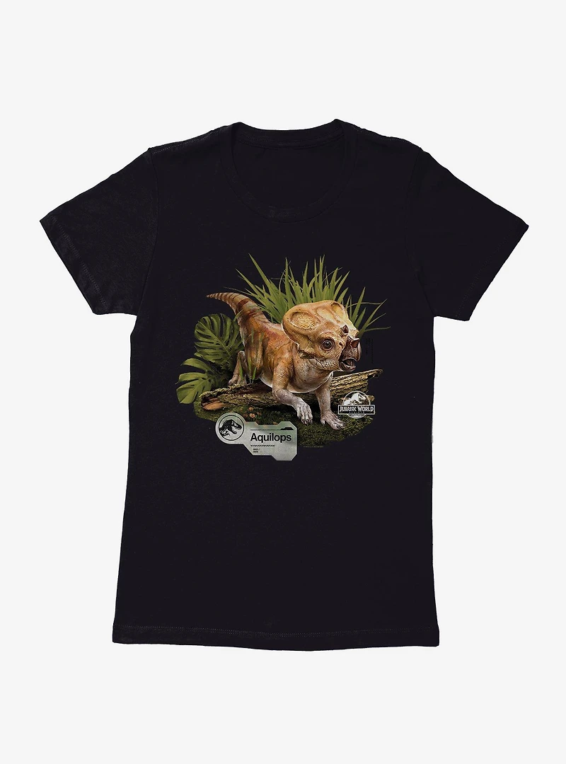 Jurassic World Rebirth Aquilops Womens T-Shirt
