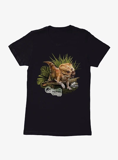 Jurassic World Rebirth Aquilops Womens T-Shirt