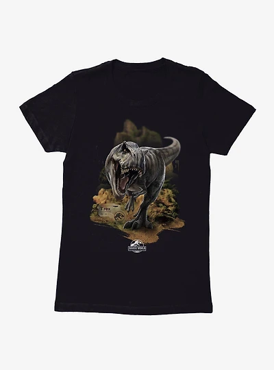 Jurassic World Rebirth T.Rex Womens T-Shirt