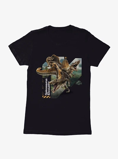 Jurassic World Rebirth Spinosaurs Encounter Womens T-Shirt