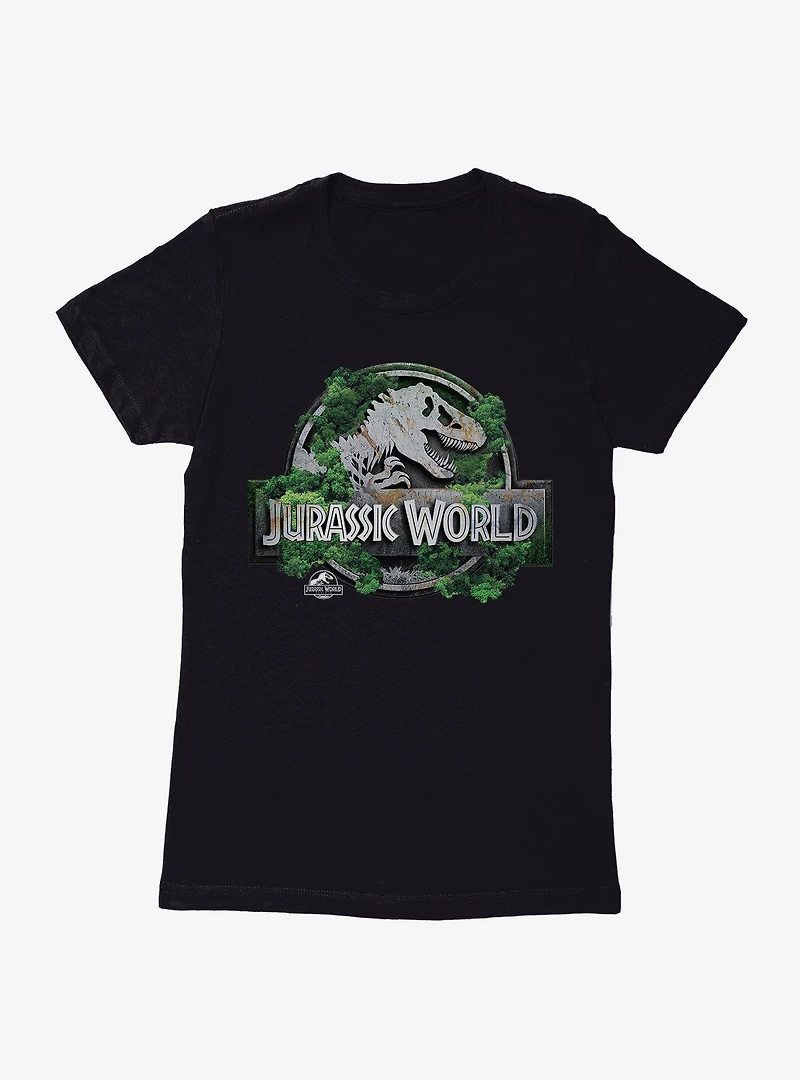 Jurassic World Rebirth Jungle Logo Womens T-Shirt