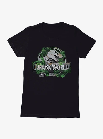 Jurassic World Rebirth Jungle Logo Womens T-Shirt