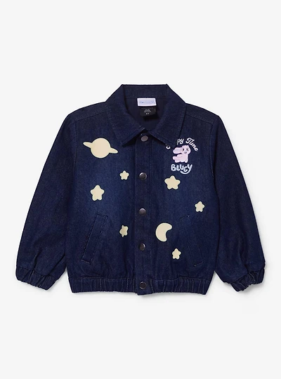 Disney Bluey Sleepy Time Toddler Denim Jacket - BoxLunch Exclusive