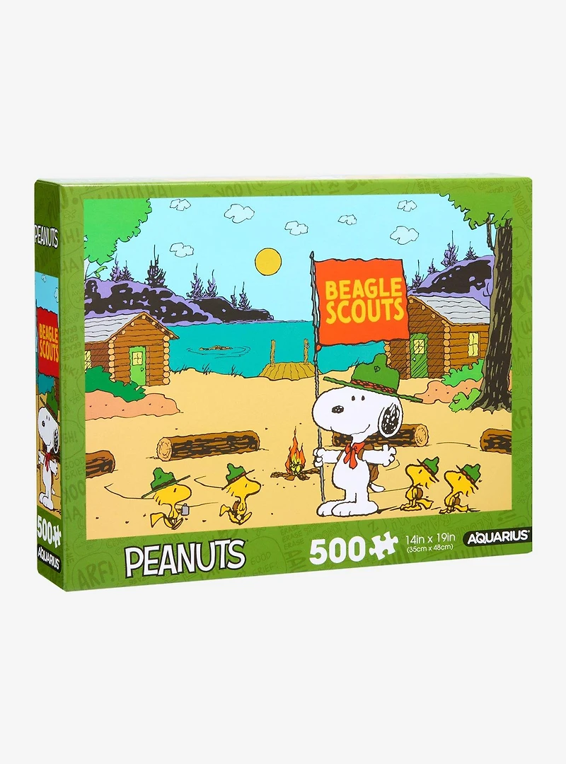 Peanuts Beagle Scouts 500-Piece Puzzle