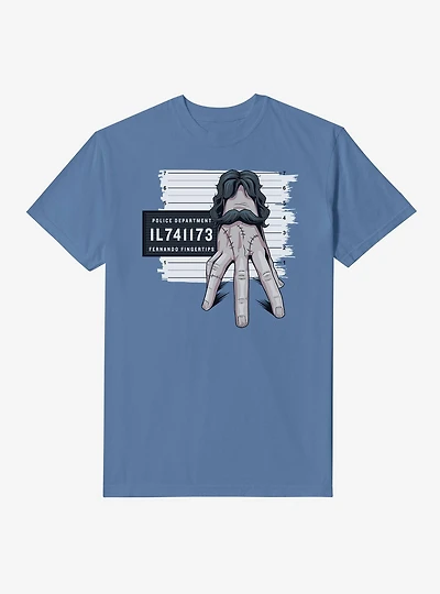 Wednesday Fernando Fingertips Mug Shot Garment T-Shirt