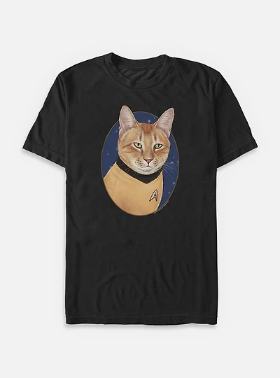Star Trek Cat-Tain Kirk Big & Tall T-Shirt