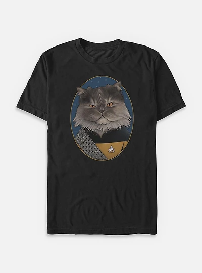 Star Trek Worf Cat Big & Tall T-Shirt