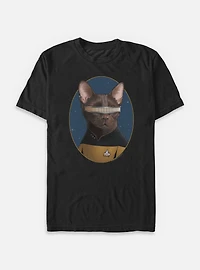 Star Trek Laforge Cat Big & Tall T-Shirt