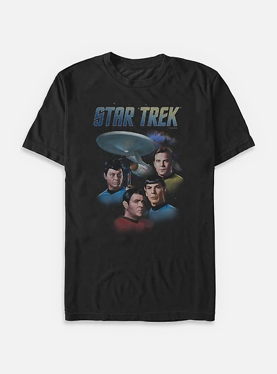 Star Trek Heads Big & Tall T-Shirt