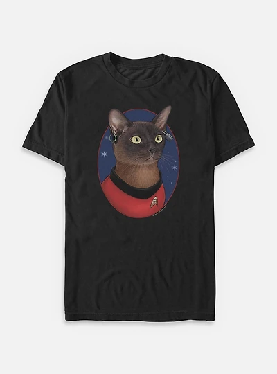 Star Trek Uhura Cat Big & Tall T-Shirt