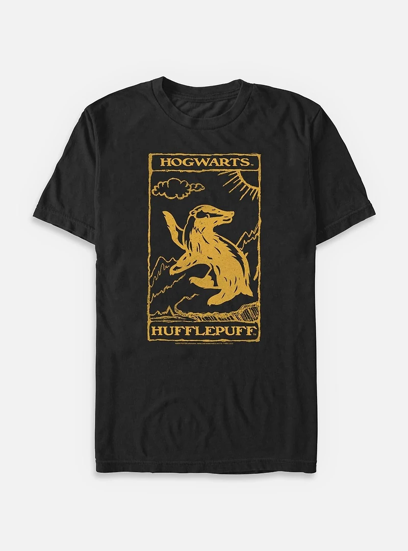 Harry Potter Hufflepuff Tarot Big & Tall T-Shirt