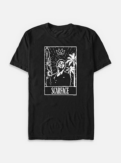 Scarface Tony Tarot Big & Tall T-Shirt