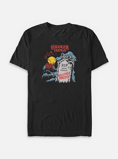 Stranger Things Eddie Munson Hellfire Forever Big & Tall T-Shirt