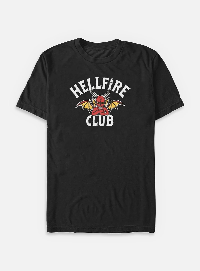 Stranger Things Devil Logo Hellfire Club Big & Tall T-Shirt