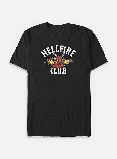 Stranger Things Devil Logo Hellfire Club Big & Tall T-Shirt