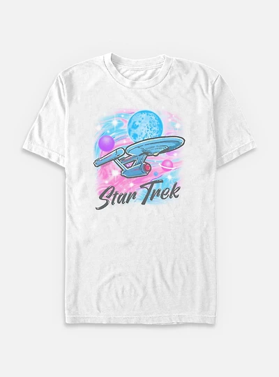 Star Trek Airbrushed Ship Big & Tall T-Shirt