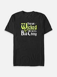 Wizard Of Oz Say Wicked Big & Tall T-Shirt