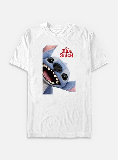Disney Lilo & Stitch Live Action Poster Face Big Tall T-Shirt