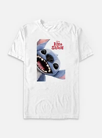 Disney Lilo & Stitch Live Action Poster Face Big Tall T-Shirt