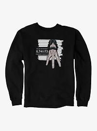 Wednesday Fernando Fingertips Mug Shot Sweatshirt