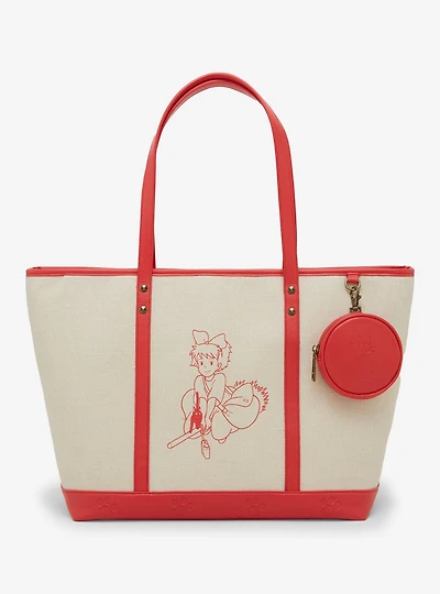 Studio Ghibli® Kiki's Delivery Service Kiki Sketch Tote Bag with Coin Purse - BoxLunch Exclusive