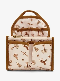 The Lord of The Rings Tonal Icons Allover Print Mini Backpack Organizer - BoxLunch Exclusive