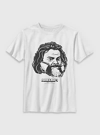 A Minecraft Movie Face Of Steve Youth T-Shirt