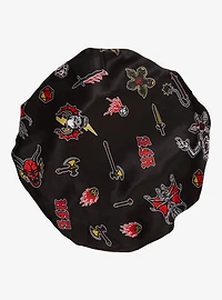 Stranger Things Hellfire Club Reversible Satin Bonnet - BoxLunch Exclusive
