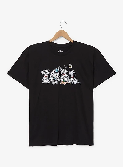 Disney 101 Dalmatians Puppies Embroidered Women's Plus T-Shirt - BoxLunch Exclusive