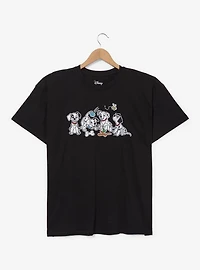 Disney 101 Dalmatians Puppies Embroidered Women's Plus T-Shirt - BoxLunch Exclusive