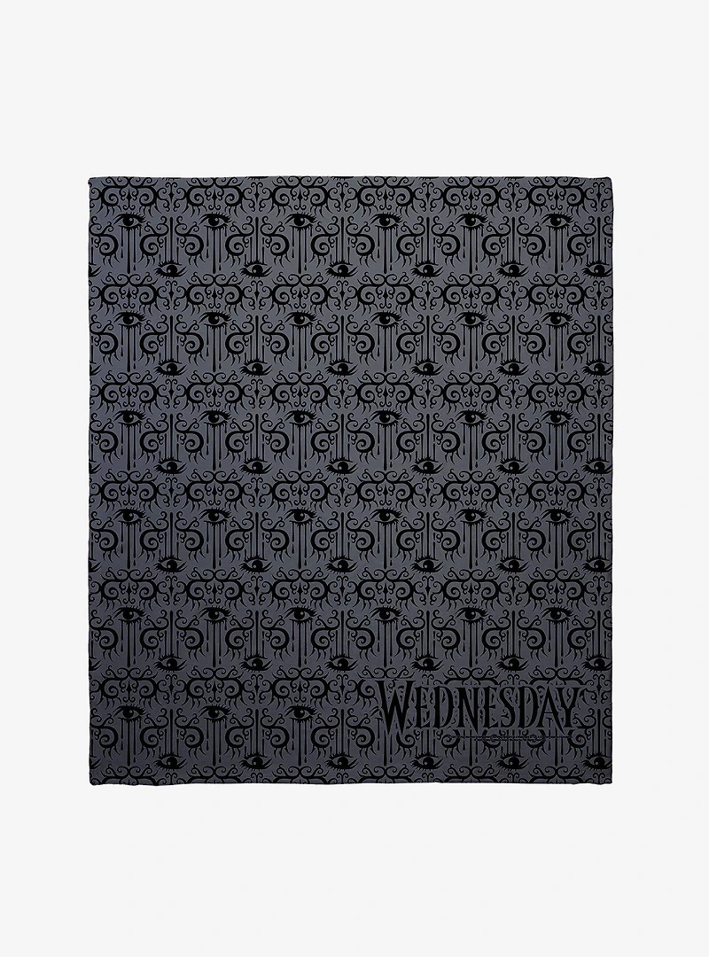 Wednesday Eyes Throw Blanket