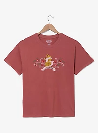 Harry Potter Gryffindor Floral Embroidered T-Shirt - BoxLunch Exclusive