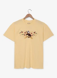 Harry Potter Hufflepuff Flowers Embroidered Plus T-Shirt — BoxLunch Exclusive