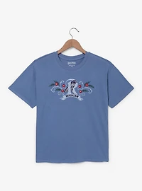 Harry Potter Ravenclaw Flowers Embroidered T-Shirt — BoxLunch Exclusive