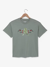 Harry Potter Slytherin Flowers Embroidered T-Shirt — BoxLunch Exclusive