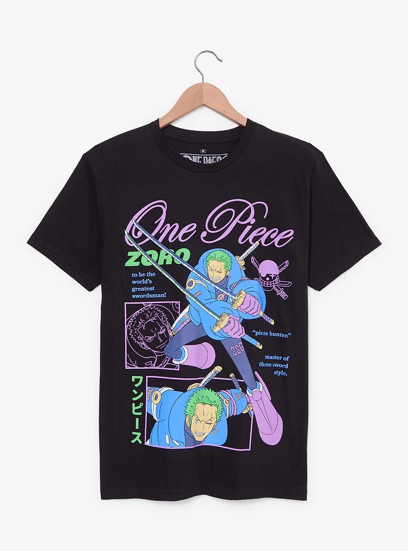 One Piece Zoro Egghead Arc Multi Portrait T-Shirt - BoxLunch Exclusive