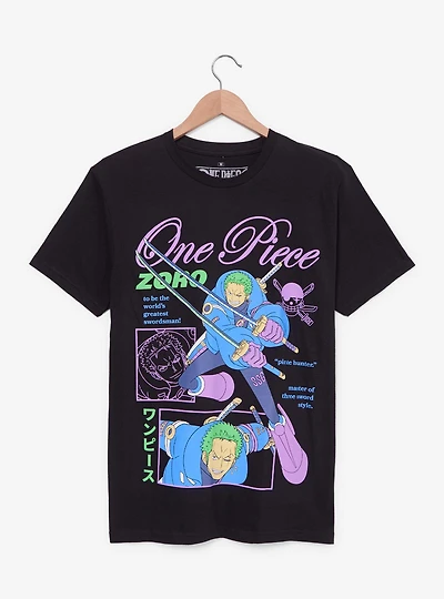 One Piece Zoro Egghead Arc Multi Portrait T-Shirt - BoxLunch Exclusive