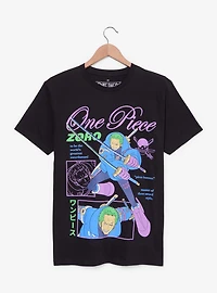 One Piece Zoro Egghead Arc Multi Portrait T-Shirt - BoxLunch Exclusive