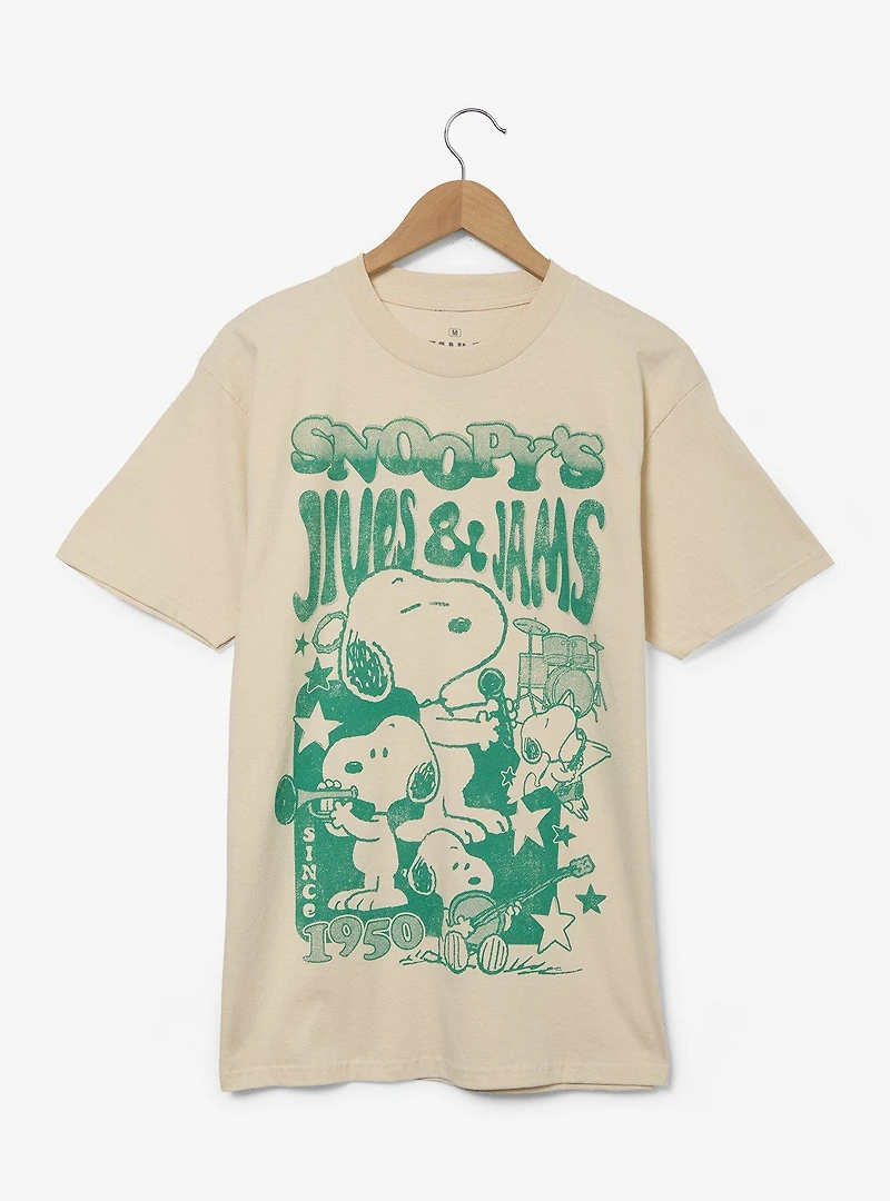 Peanuts Snoopy's Jives & Jams T-Shirt - BoxLunch Exclusive