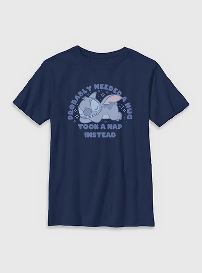 Disney Lilo & Stitch Nap Instead Youth T-Shirt