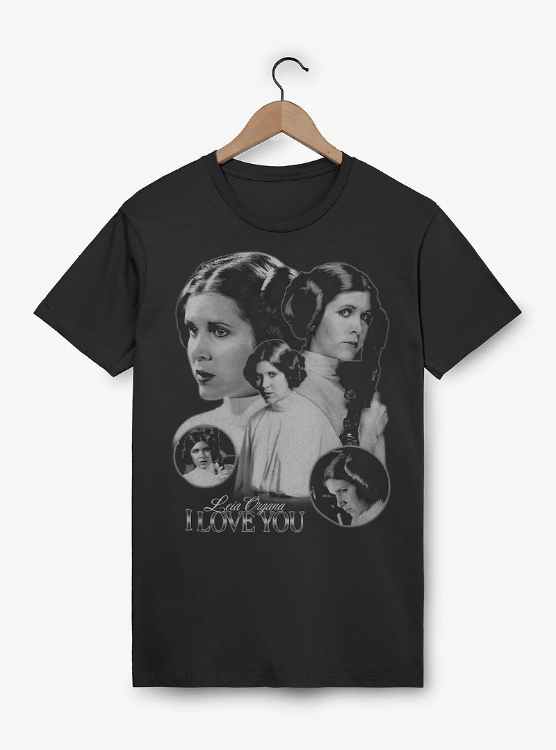 Star Wars Leia Organa I Love You T-Shirt