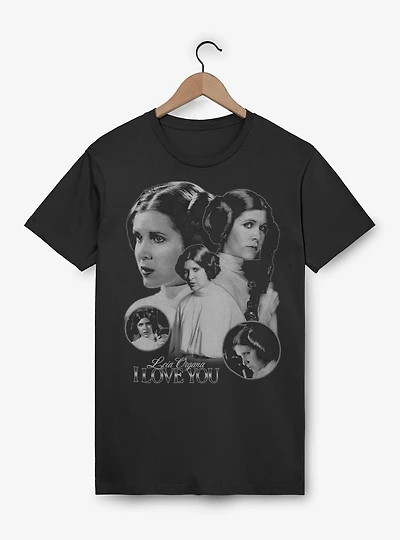 Star Wars Leia Organa I Love You T-Shirt