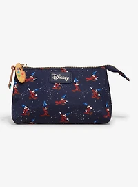 Disney Fantasia Sorcerer Mickey Allover Print Cosmetic Bag - BoxLunch Exclusive